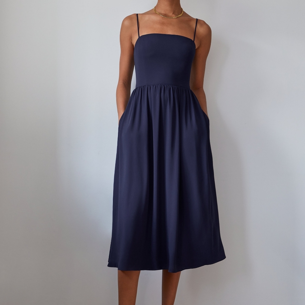 Aritzia Noel Dress in Indigo size 4